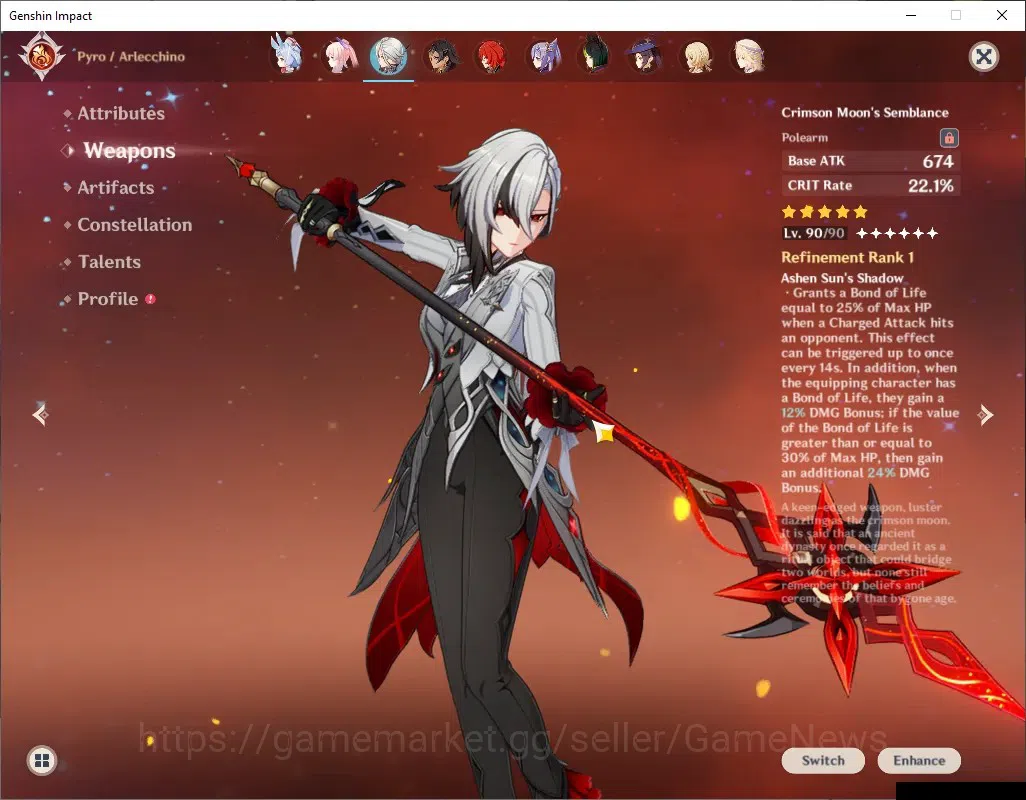 Genshin Impact Accounts ASIA|AR60|PremTim[Skirk,Navia,EulaC1]+Sign,Raiden| image 11