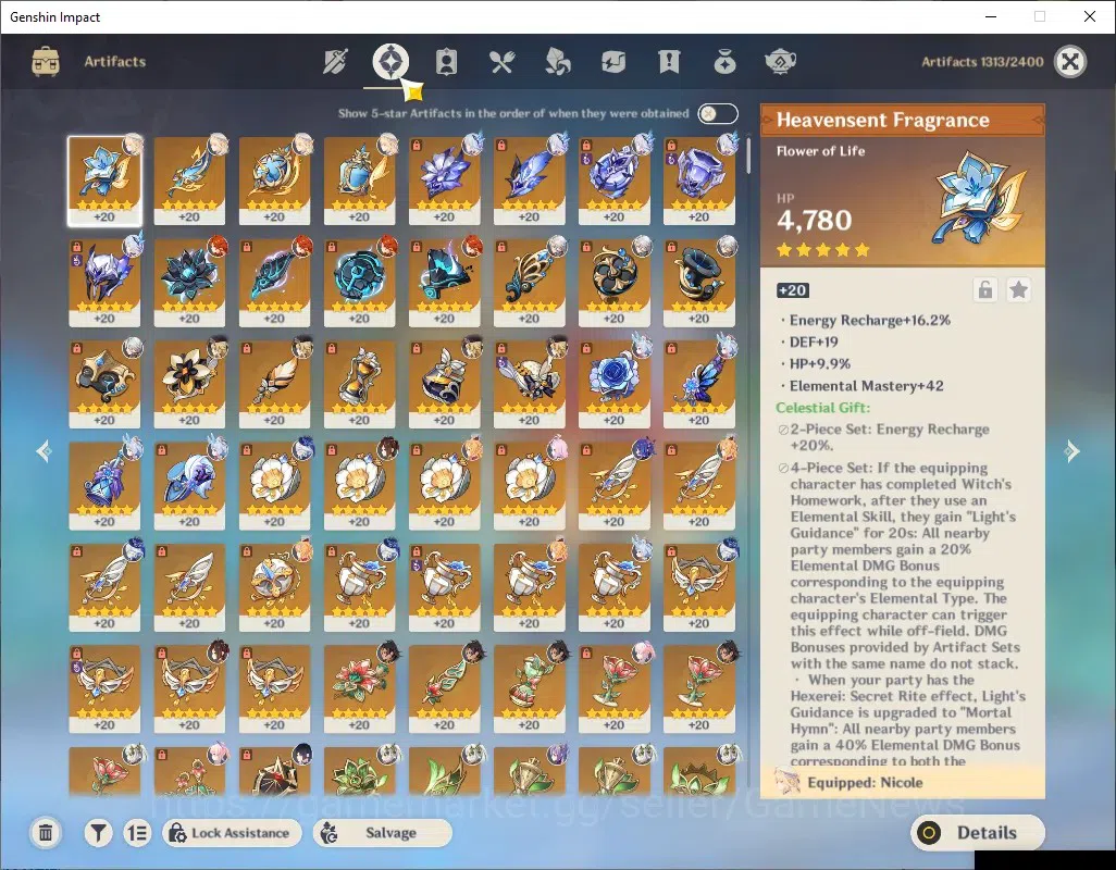 Genshin Impact Accounts ASIA|AR60|PremTim[Skirk,Navia,EulaC1]+Sign,Raiden| image 13