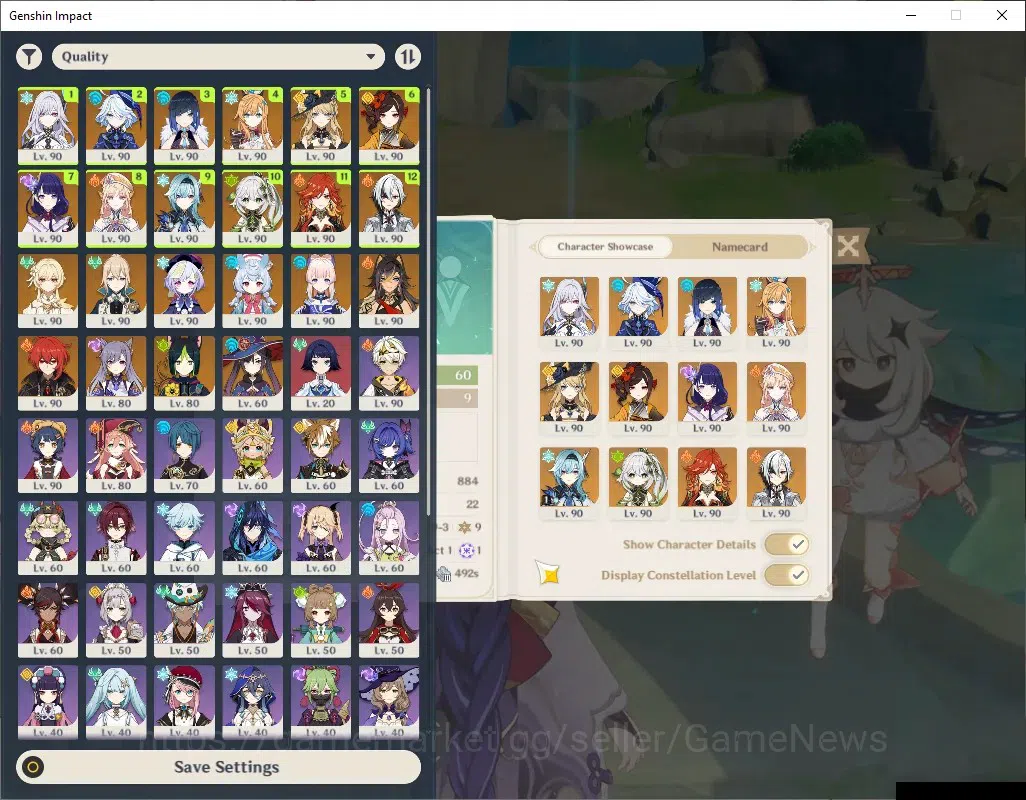 Genshin Impact Accounts ASIA|AR60|PremTim[Skirk,Navia,EulaC1]+Sign,Raiden| image 2