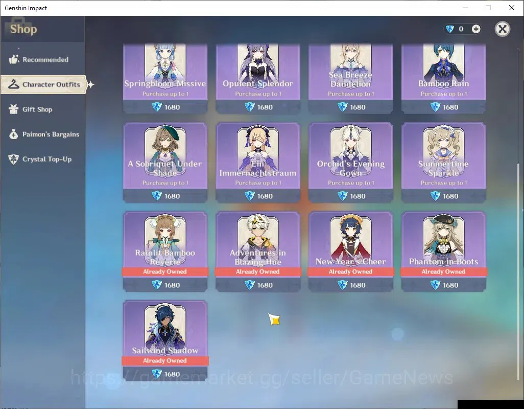 Genshin Impact Accounts ASIA|AR60|PremTim[Skirk,Navia,EulaC1]+Sign,Raiden| image 20