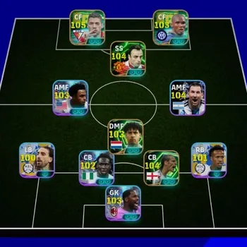 eFootball Accounts Legends & Iconic Players Efootball Collective Strength  3189 | Berbatov 104 | Samuel ETO'O 103 | Frank