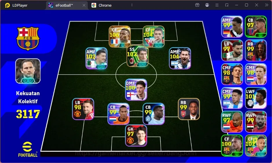 eFootball Accounts High-End Android|PW 3117|BigT Mbappe,Epic Suarez,Epic Massaro,Epic Aubameyang,ShwT Ibrahim Maza,ShwT 1