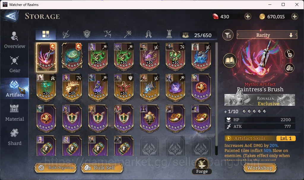 Watcher of Realms Accounts Global 60xx|Power 1M|1 Lord rygar|Nightmare 2 RA01 image 10