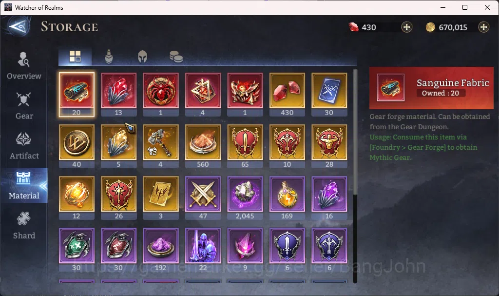 Watcher of Realms Accounts Global 60xx|Power 1M|1 Lord rygar|Nightmare 2 RA01 image 11