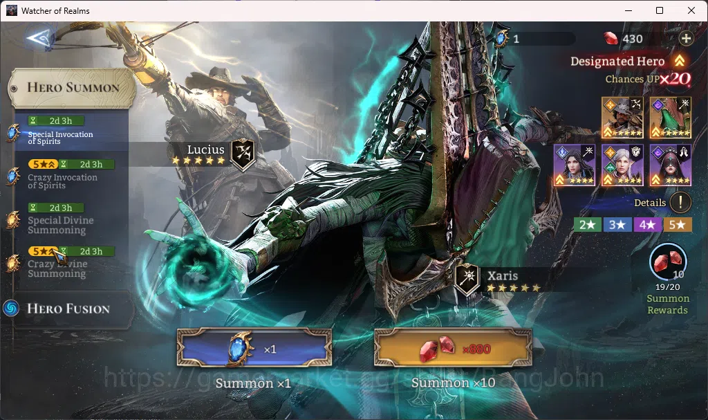 Watcher of Realms Accounts Global 60xx|Power 1M|1 Lord rygar|Nightmare 2 RA01 image 16