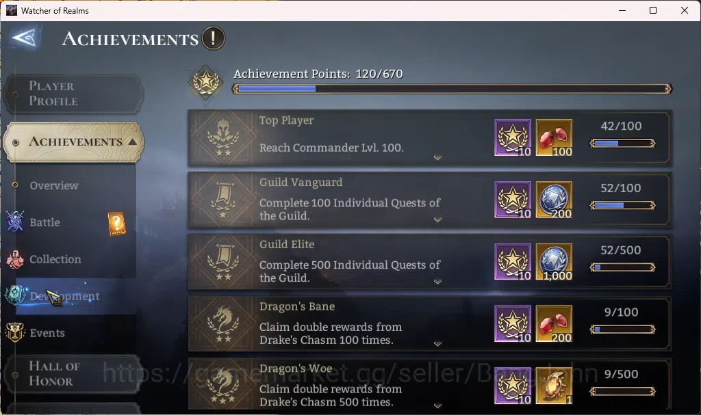 Watcher of Realms Accounts Global 60xx|Power 1M|1 Lord rygar|Nightmare 2 RA01 image 6