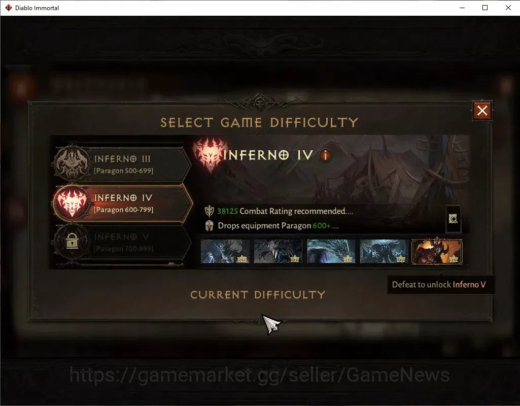 Diablo Immortal Accounts SEA-Vasily|CS ON|Lv60(822)|Tempest|CR 44k|Reso 510 image 13
