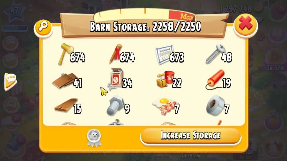 Hay Day Accounts Lvl 47 | Silo Storage 950 + Barn Storage 2250 + 1, image 11