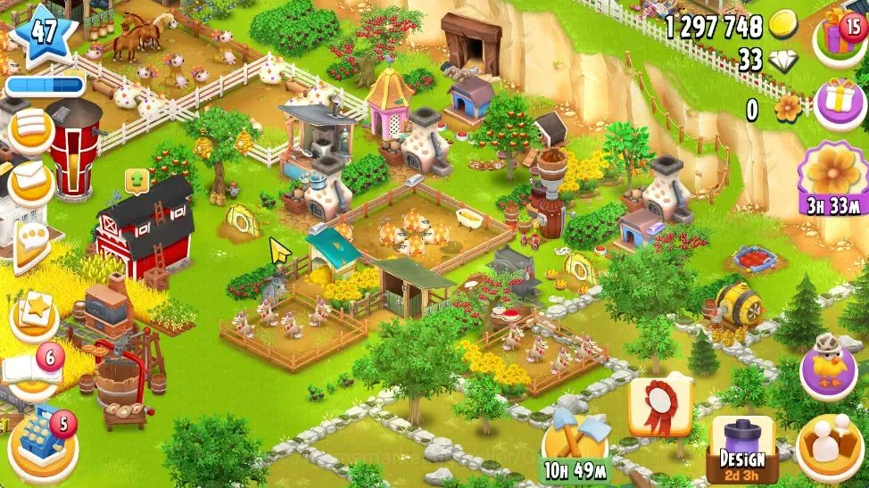 Hay Day Accounts Lvl 47 | Silo Storage 950 + Barn Storage 2250 + 1, image 3
