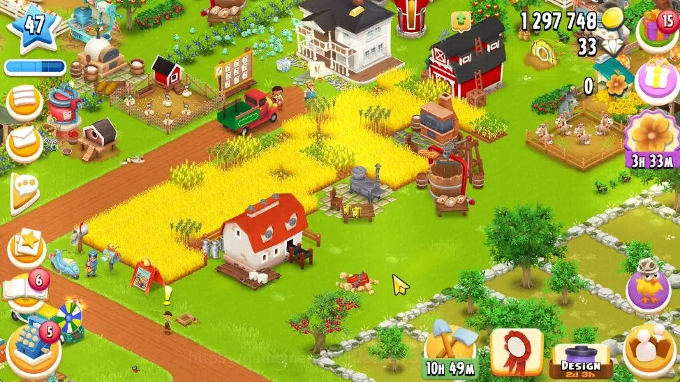 Hay Day Accounts Lvl 47 | Silo Storage 950 + Barn Storage 2250 + 1, image 4