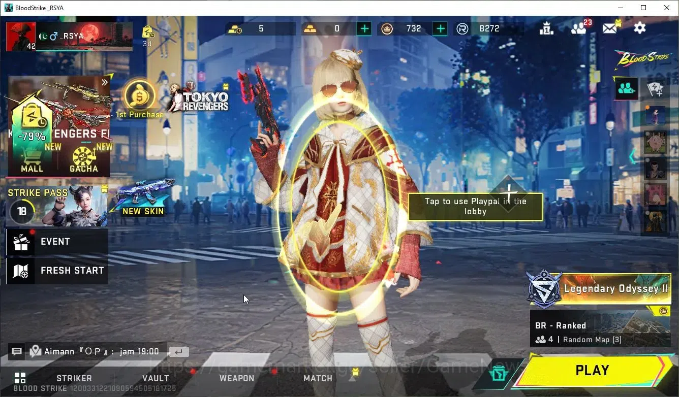 Blood Strike Accounts ASIA|ETERNAL DeAgle-Scorpion+6 ULTRA[Ethan,VAL,Vec image 1