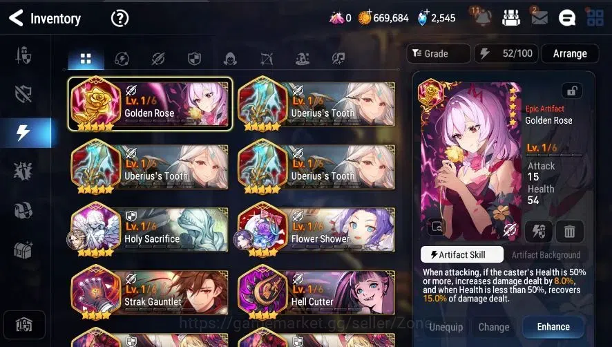 Epic Seven Accounts Global Unverif|Starter|3ML (Astromancer Elena, Arc image 13