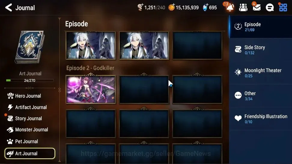 Epic Seven Accounts Mid-Tier GLOBAL UnVerif|New Era|9 ML(Rhiana&Luciel,LC Bellona,NM Luna,Etc)+TA Coli,Etc|Poh+ON|1K 19