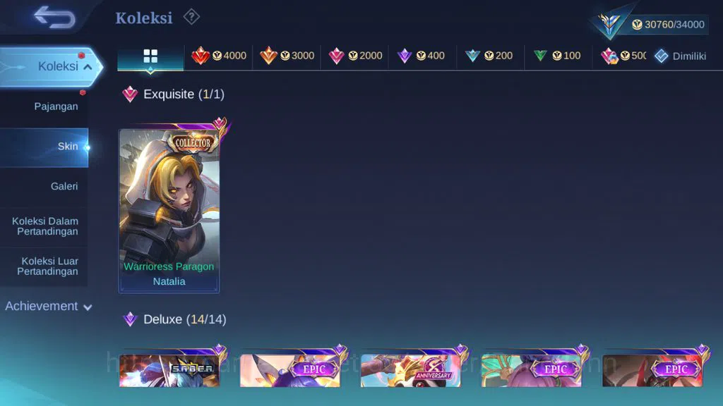 Mobile Legends: Bang Bang Accounts Hero 122 Skin 175 | CC Nata | Epic Roger | Dtamer  image 15