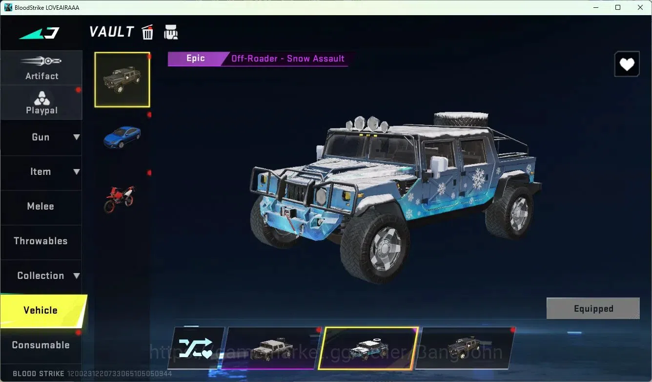 Blood Strike Accounts ASIA | 2 Collab Skins | Limited RPK-Vermilion Sile image 10