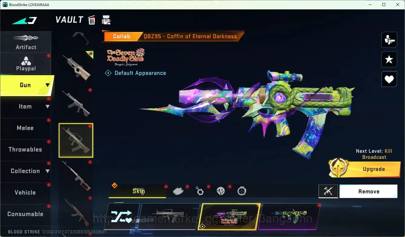Blood Strike Accounts ASIA | 2 Collab Skins | Limited RPK-Vermilion Sile image 18