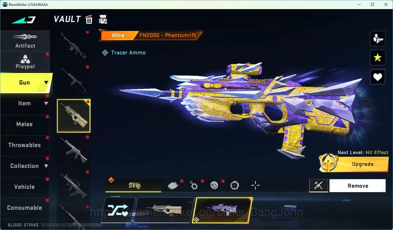 Blood Strike Accounts ASIA | 2 Collab Skins | Limited RPK-Vermilion Sile image 19