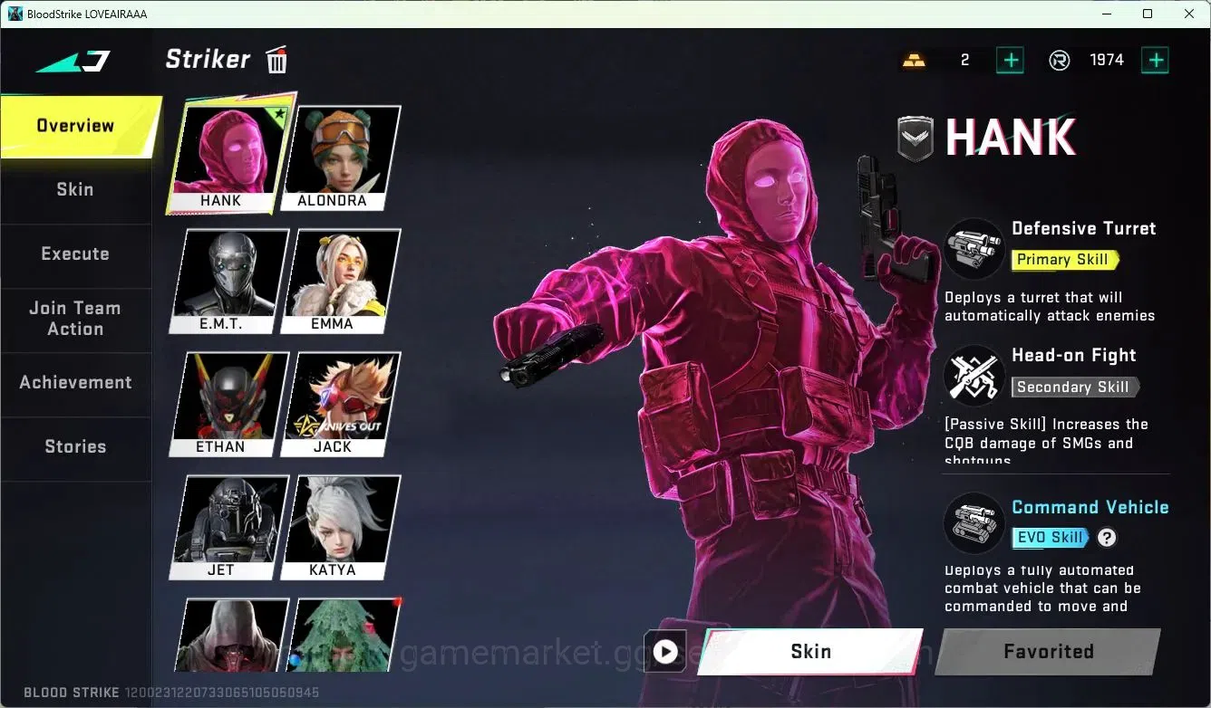 Blood Strike Accounts ASIA | 2 Collab Skins | Limited RPK-Vermilion Sile image 7