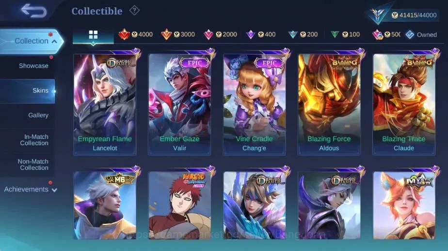 Mobile Legends: Bang Bang Accounts Global|Skin 159|Expert|PRIME Claude,Collector Nata image 10