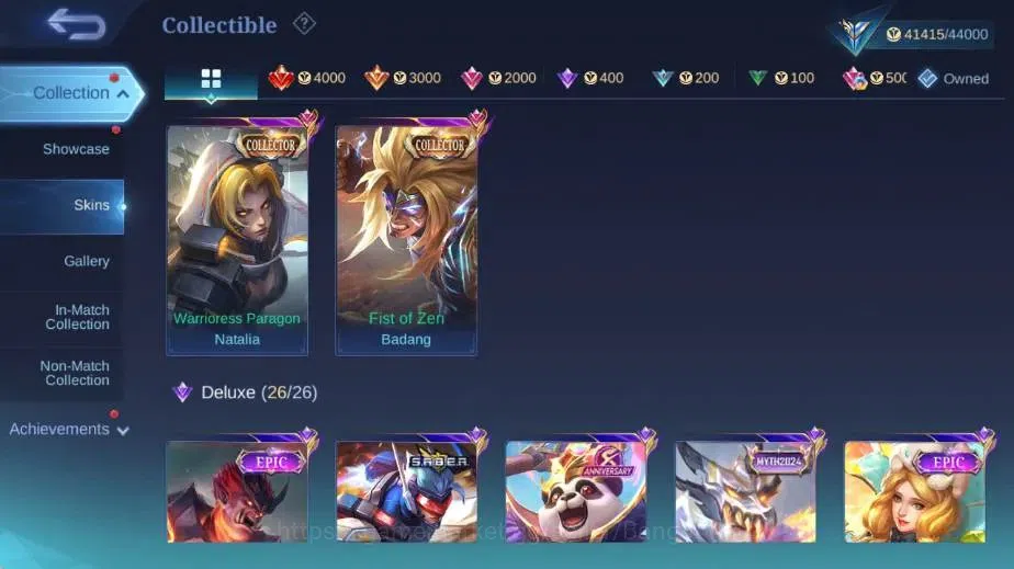 Mobile Legends: Bang Bang Accounts Global|Skin 159|Expert|PRIME Claude,Collector Nata image 6