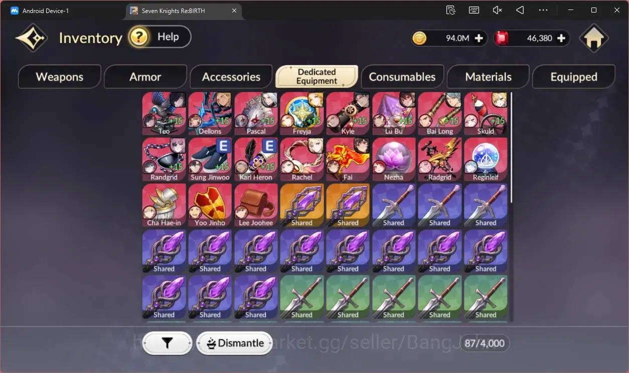 Seven Knights Re:Birth Accounts Global|Full EX7 (Fai,Melia,Juri,Rosie,Gelidus)|13  image 10
