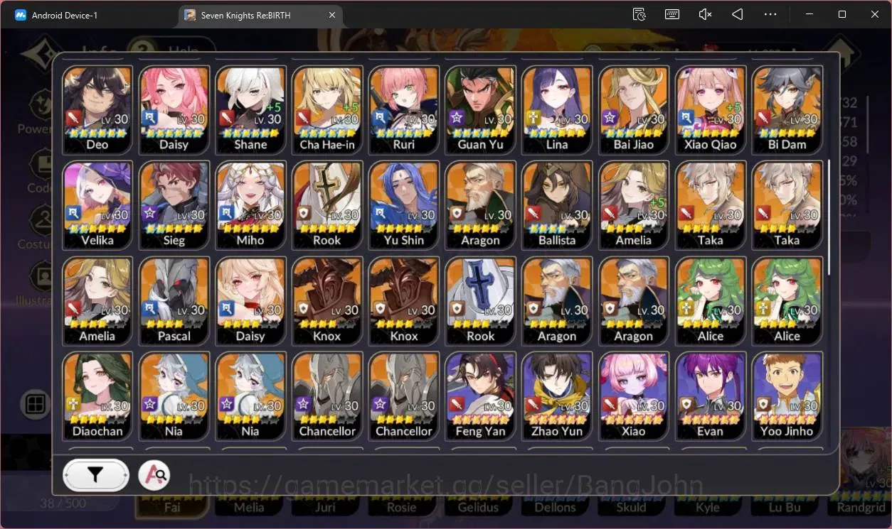 Seven Knights Re:Birth Accounts Global|Full EX7 (Fai,Melia,Juri,Rosie,Gelidus)|13  image 3