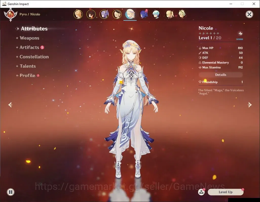 Genshin Impact Accounts Asia|AR 25|1 Limited(Nicole),1 Standard Char (Keqi image 3