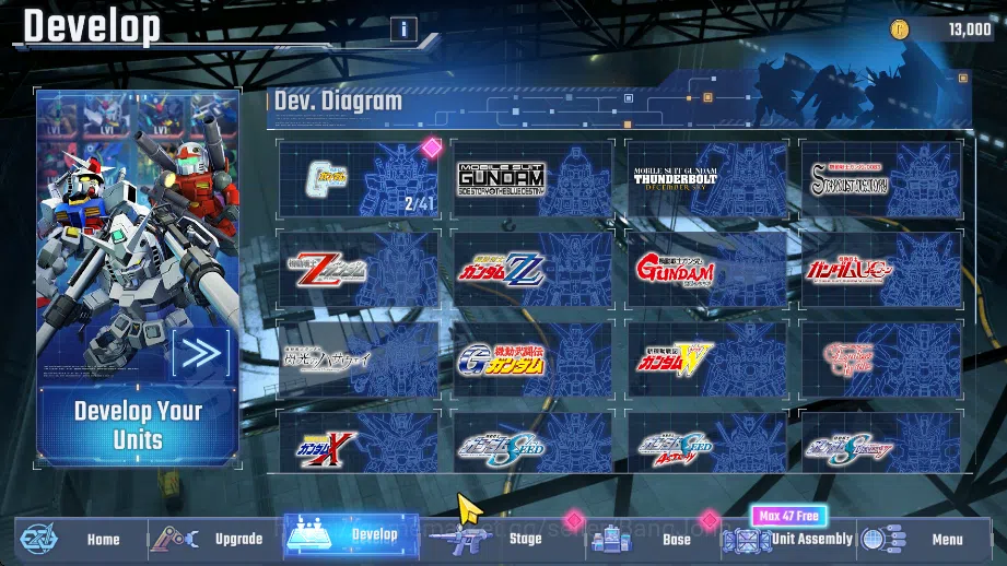SD Gundam G Generation ETERNAL Accounts Global Rank 1 | FreshStory | 100+K Diamond, Select image 5