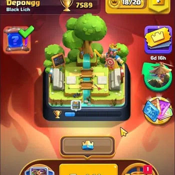 Clash Royale Accounts Others Global| Trophy 7589|CL 1074|KTL 12|114 Cards|4 Champ|1 Hero|10 Evo|Arena 20|4675 Gems|Proteck