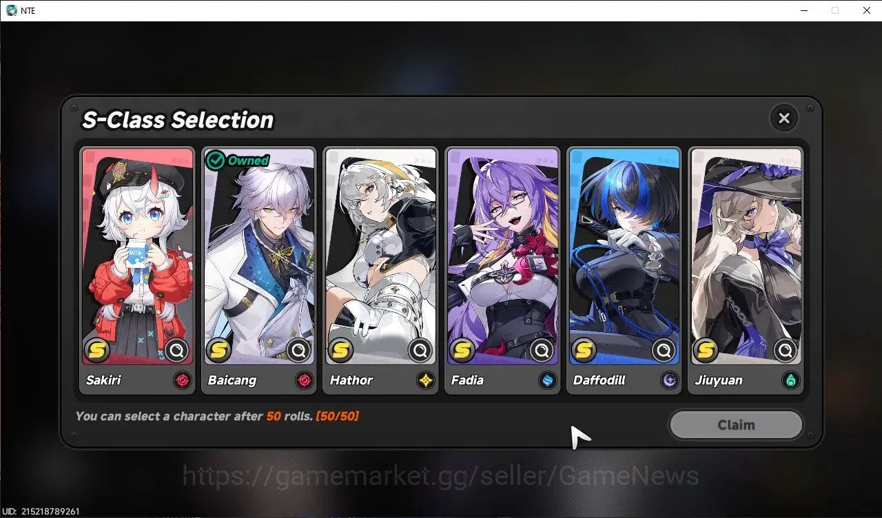 Neverness to Everness Accounts Global NA |HL 3| 2 SSR Limited Hotori, Baicang +1  image 5