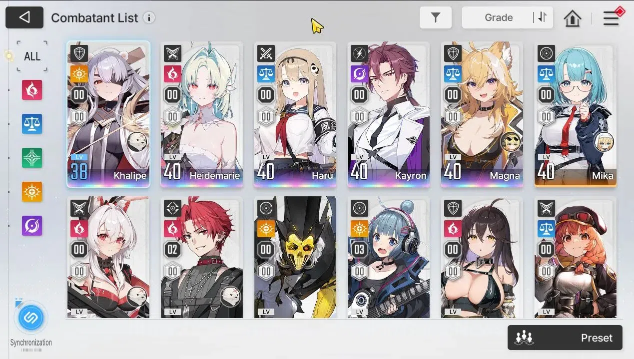Chaos Zero Nightmare Accounts GLOBAL Lv35|5 SSR[HaideMarie,Haru,Khalipe,Magna,Ka image 3