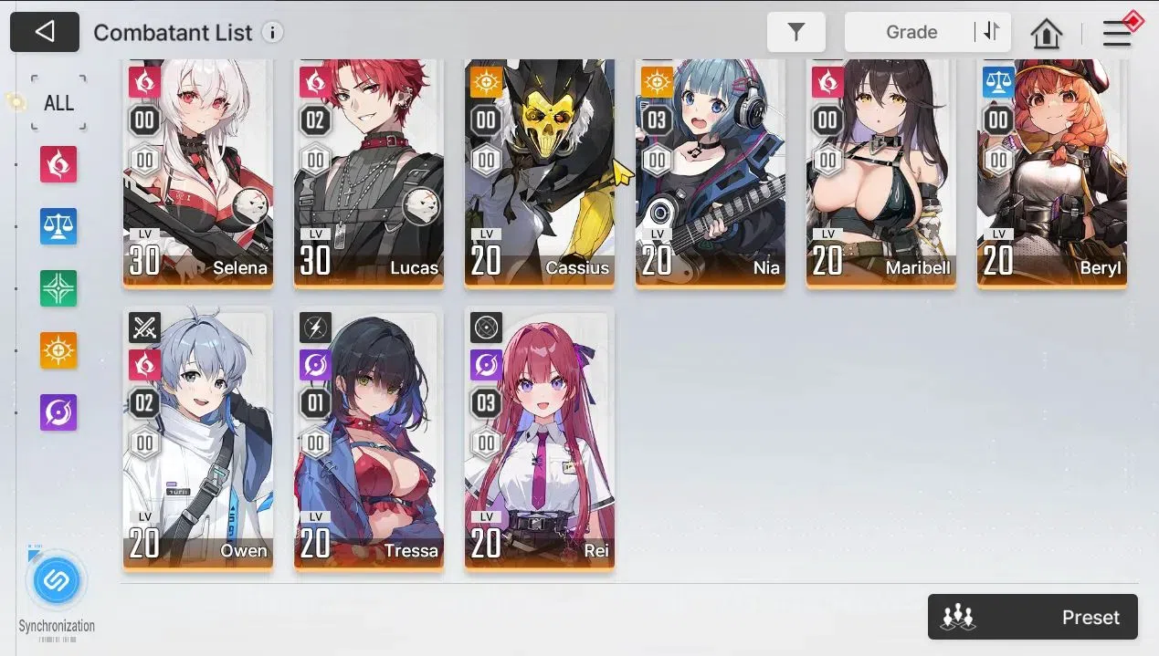 Chaos Zero Nightmare Accounts GLOBAL Lv35|5 SSR[HaideMarie,Haru,Khalipe,Magna,Ka image 4