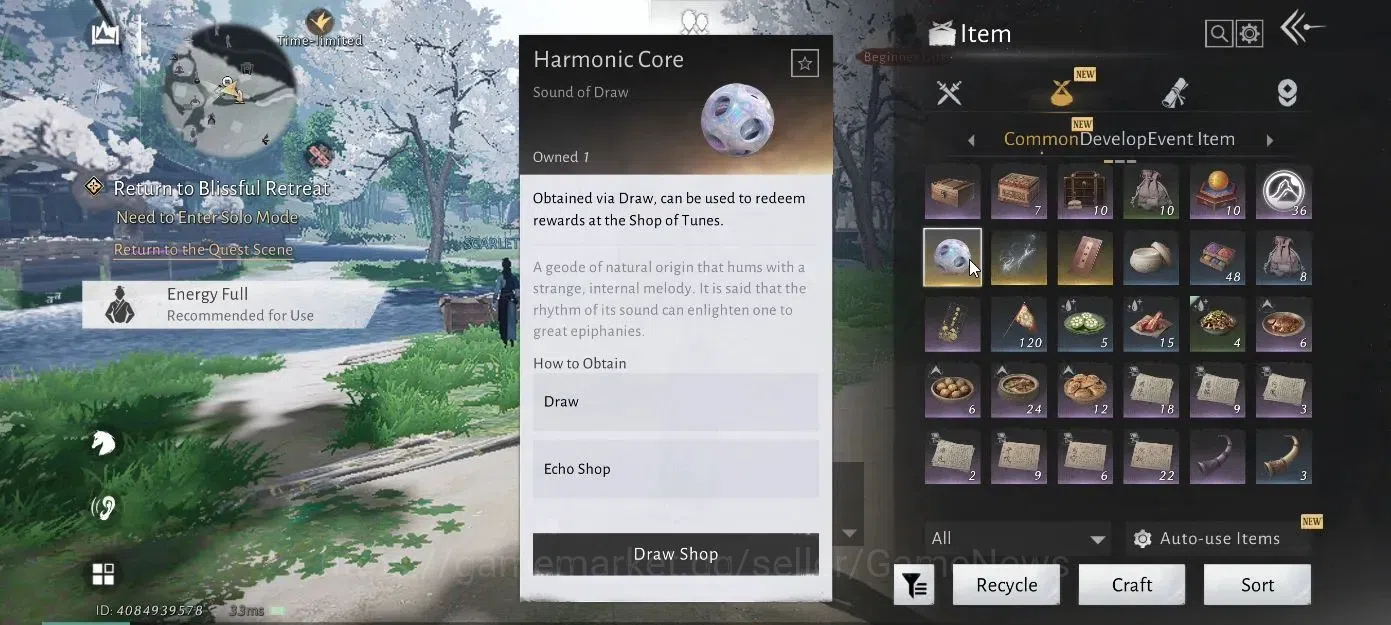 Where Winds Meet Accounts GLOBAL|Lv 14|1 Harmonic Core|GS 3878|Anthem of Age image 1