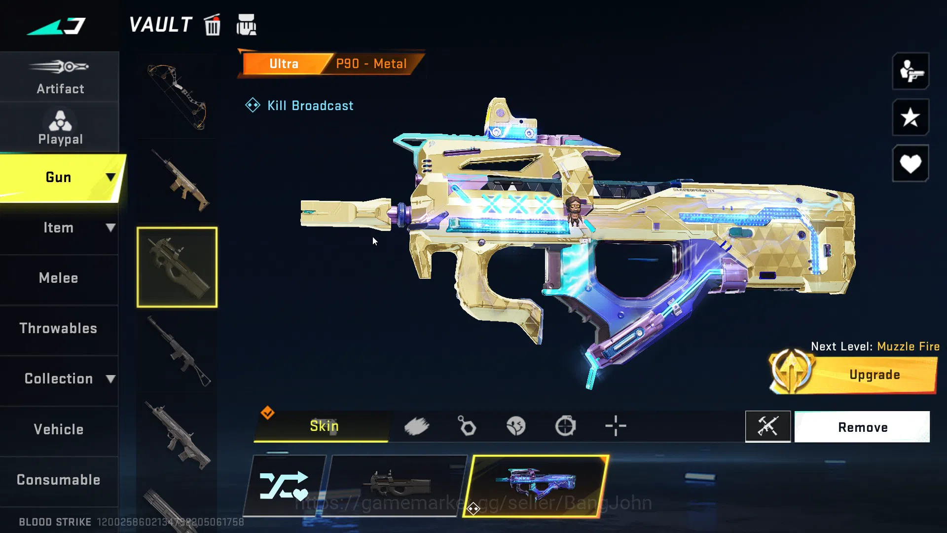 Blood Strike Accounts ASIA |ETHERNAL=SPEAR(LVL1),UZI(LVL3)|COLLAB=M700,K image 12