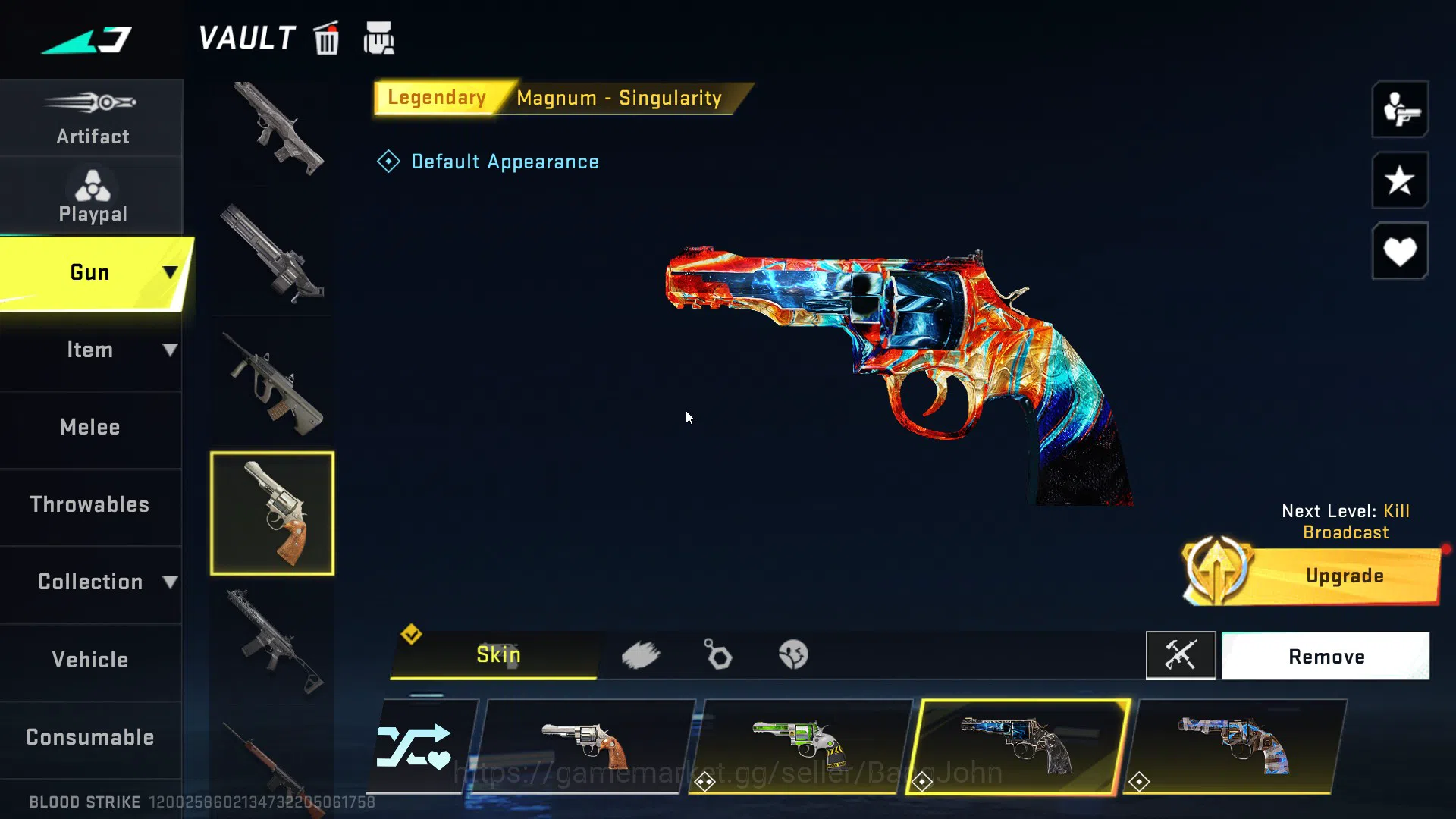 Blood Strike Accounts ASIA |ETHERNAL=SPEAR(LVL1),UZI(LVL3)|COLLAB=M700,K image 14