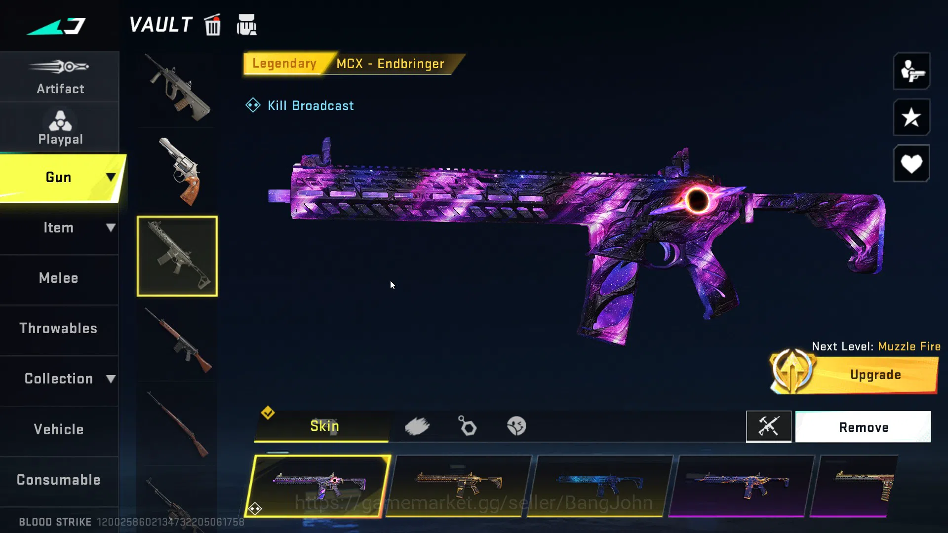 Blood Strike Accounts ASIA |ETHERNAL=SPEAR(LVL1),UZI(LVL3)|COLLAB=M700,K image 15