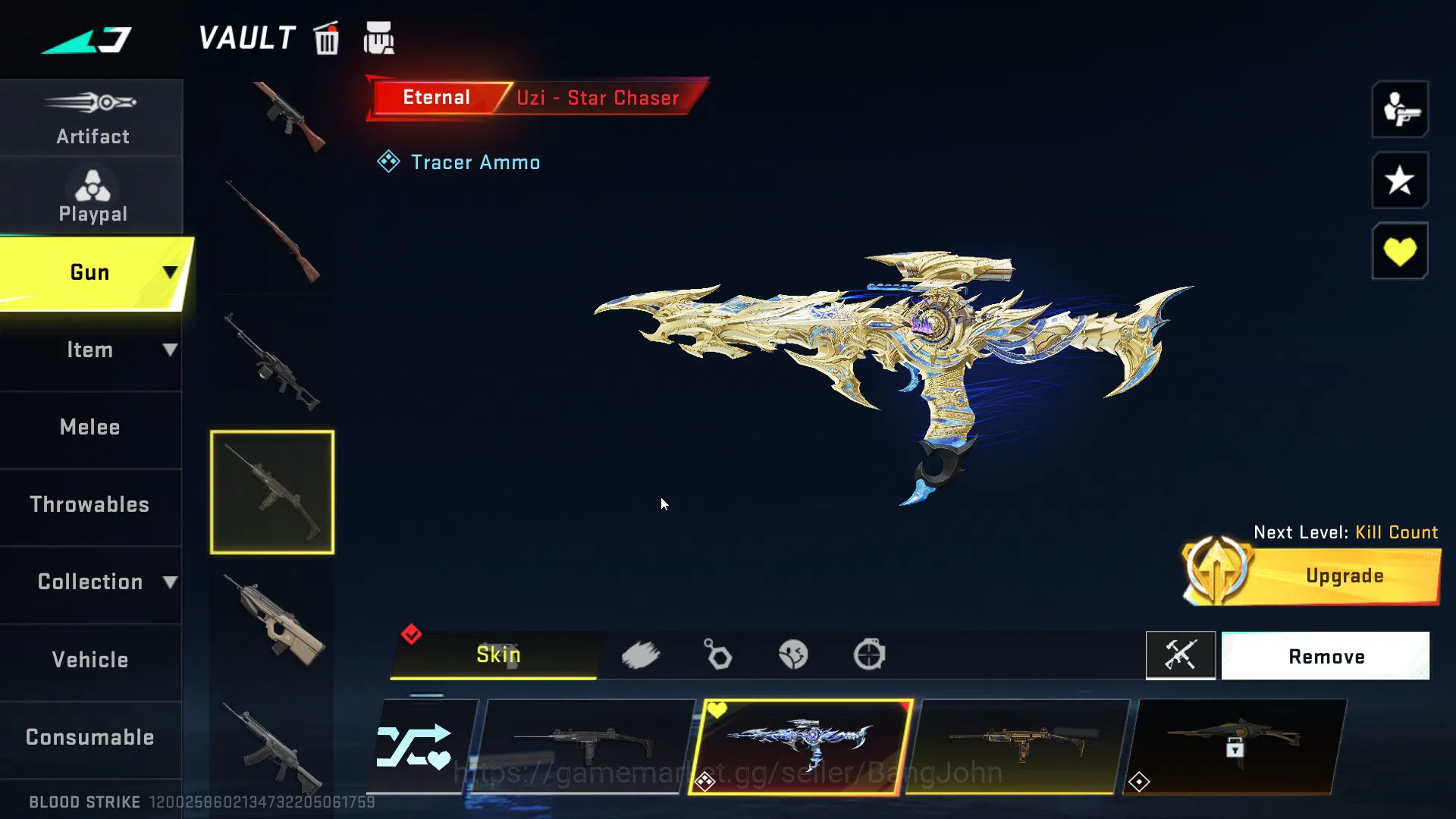 Blood Strike Accounts ASIA |ETHERNAL=SPEAR(LVL1),UZI(LVL3)|COLLAB=M700,K image 18