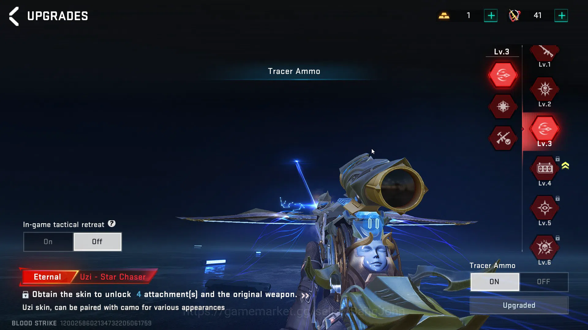 Blood Strike Accounts ASIA |ETHERNAL=SPEAR(LVL1),UZI(LVL3)|COLLAB=M700,K image 19