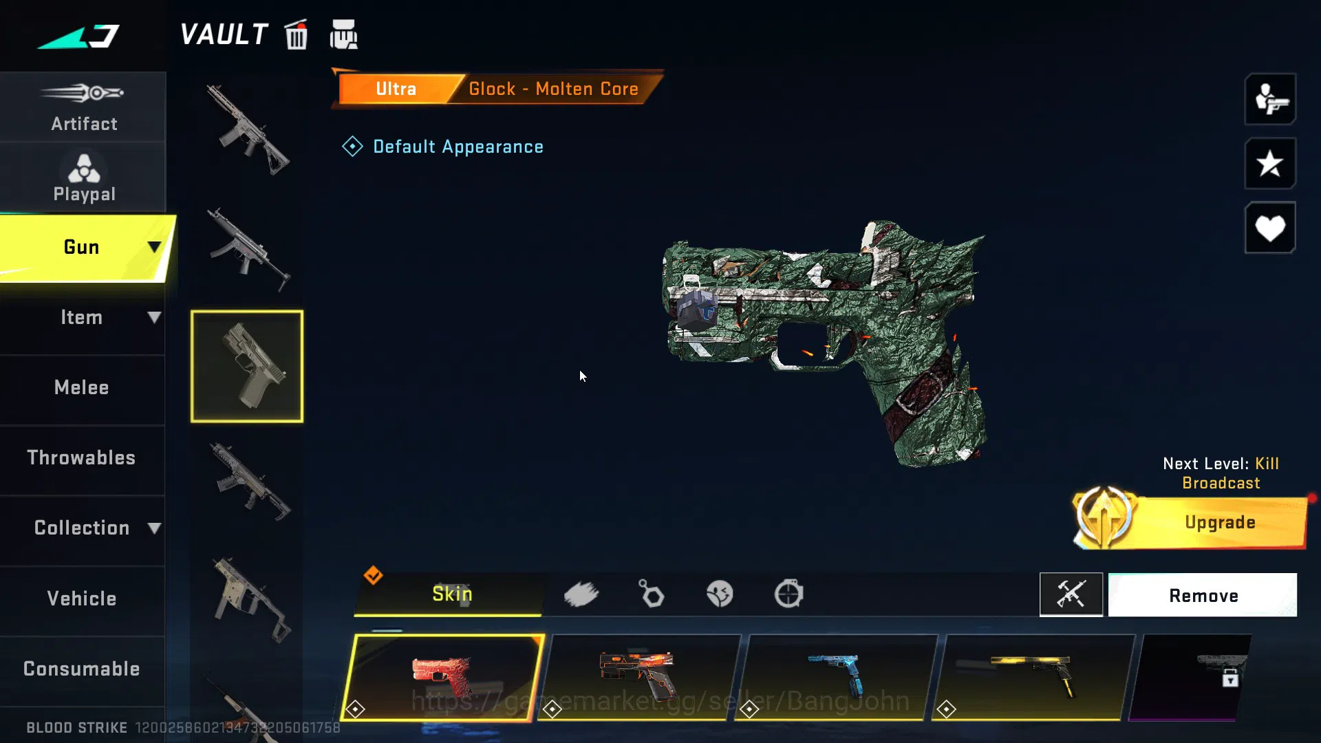 Blood Strike Accounts ASIA |ETHERNAL=SPEAR(LVL1),UZI(LVL3)|COLLAB=M700,K image 3