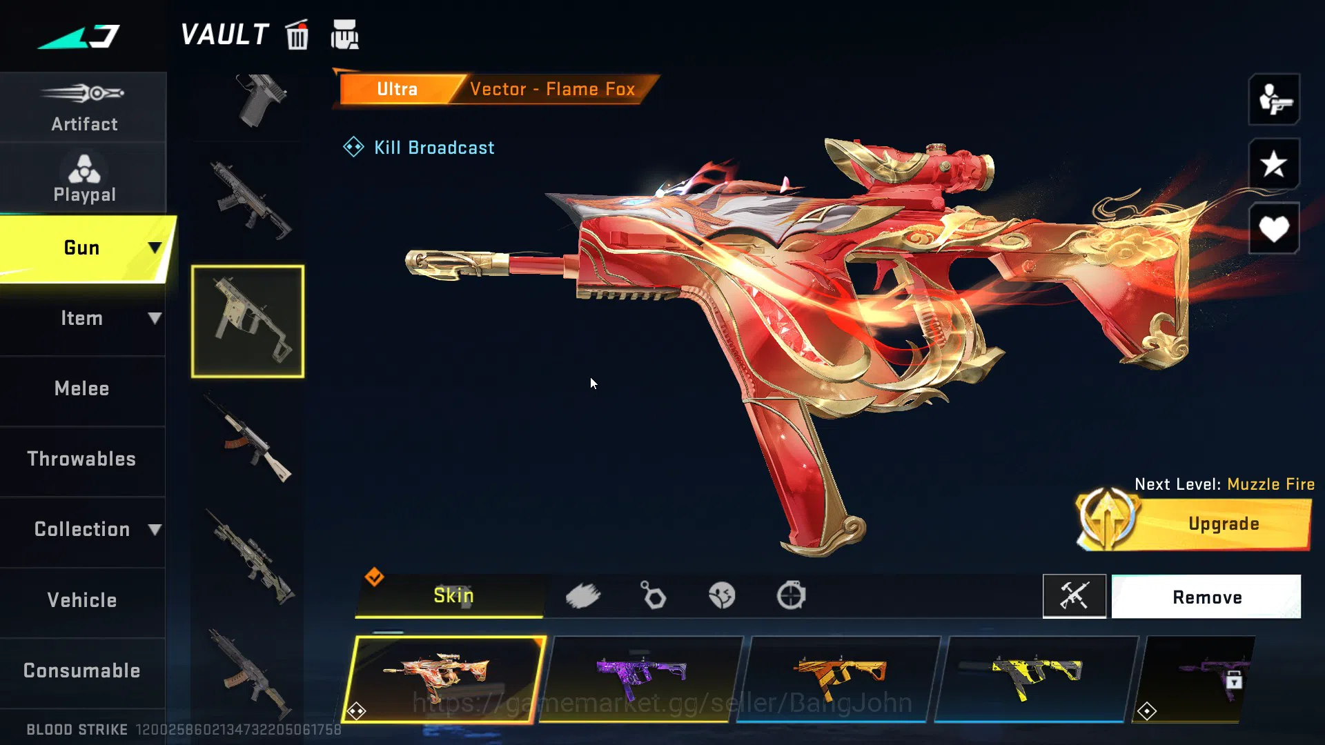 Blood Strike Accounts ASIA |ETHERNAL=SPEAR(LVL1),UZI(LVL3)|COLLAB=M700,K image 5