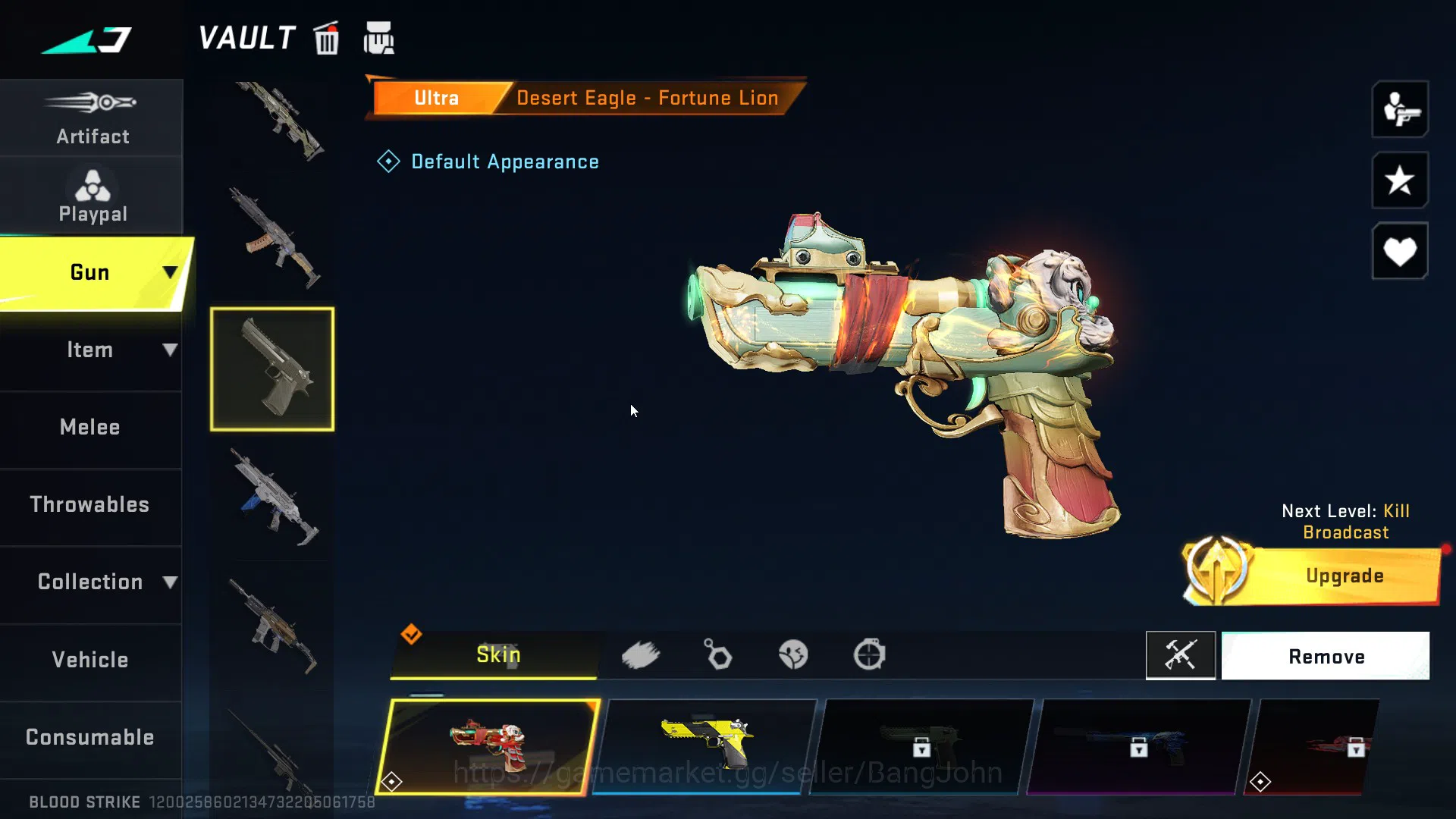 Blood Strike Accounts ASIA |ETHERNAL=SPEAR(LVL1),UZI(LVL3)|COLLAB=M700,K image 8