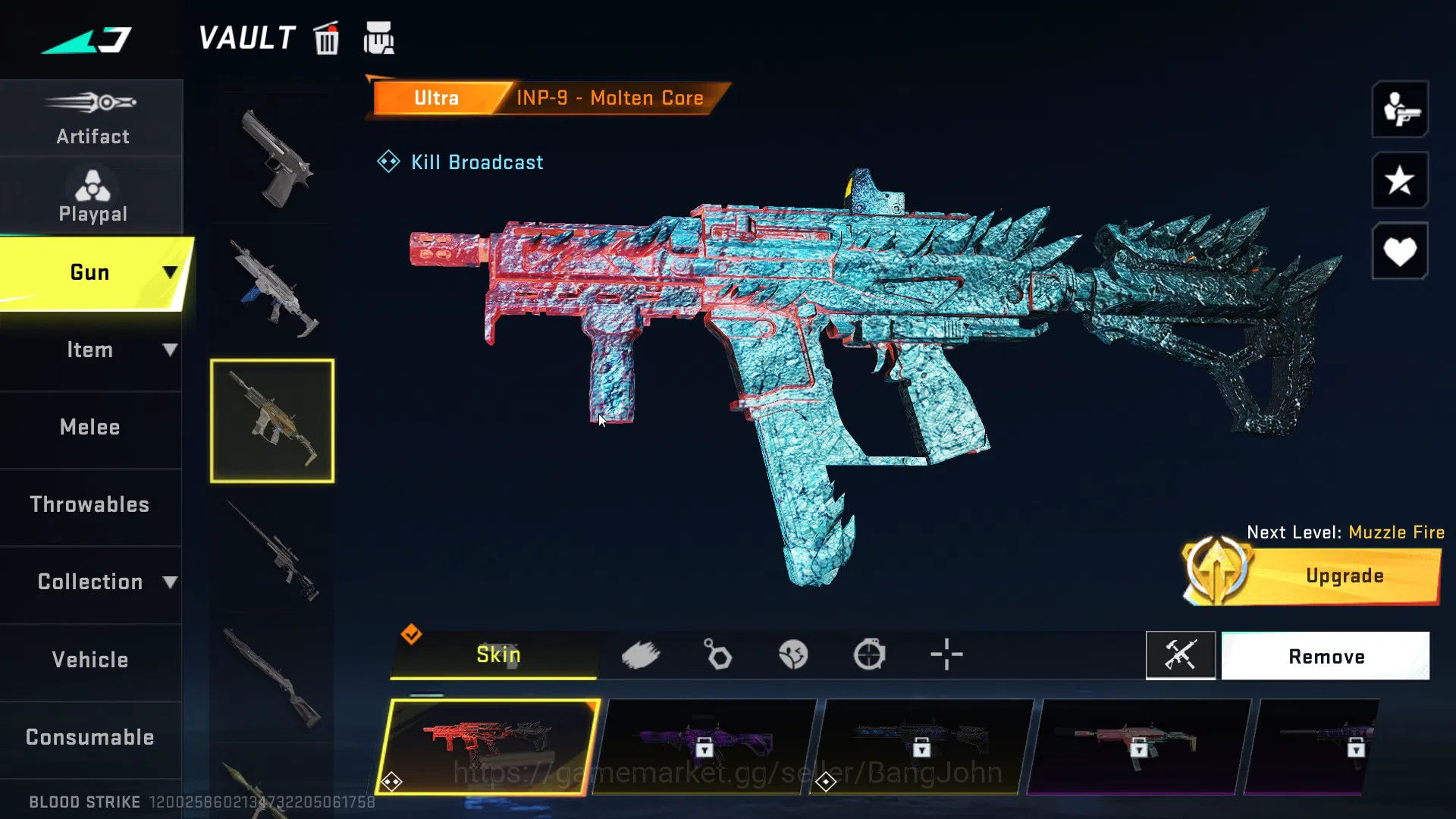 Blood Strike Accounts ASIA |ETHERNAL=SPEAR(LVL1),UZI(LVL3)|COLLAB=M700,K image 9