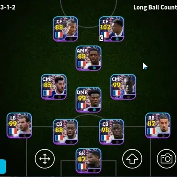 eFootball Accounts Legends & Iconic Players Android|Pack France'26|2 Big Time Eden Hazard,K Kvaratskhella|Epic Daniele