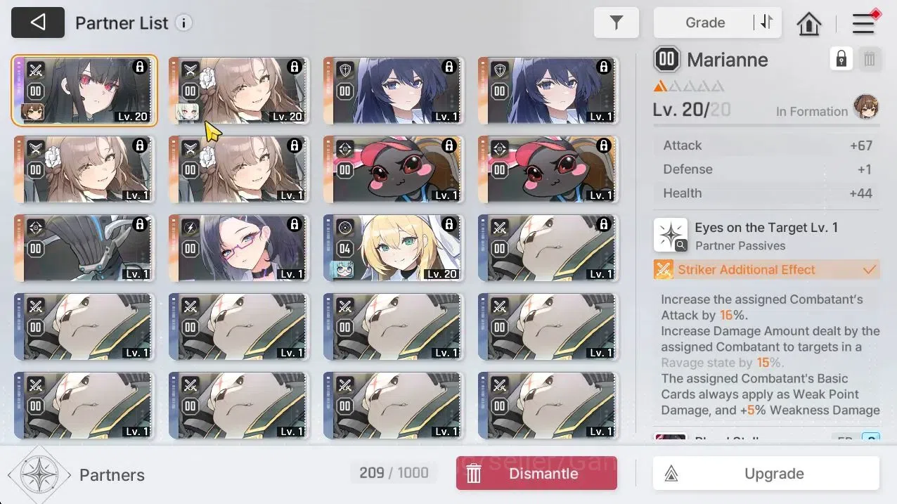 Chaos Zero Nightmare Accounts GLOBAL Lv33|5 SSR[Heidemarie,Yuki,Veronica,Renoa,K image 8