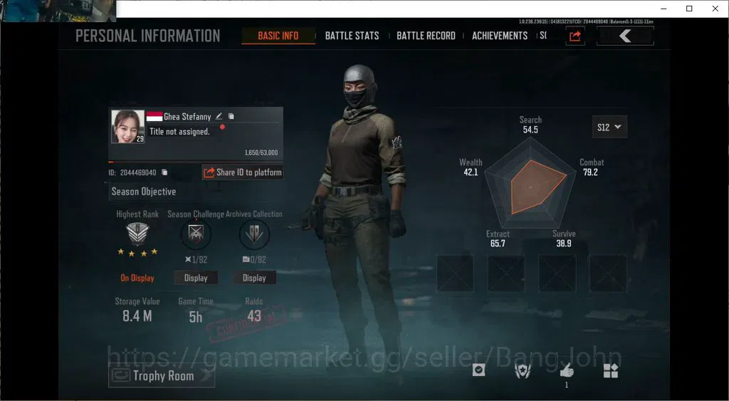 Arena Breakout Accounts MOBILE|LVL30 SV 8,4 M|CV 5,2 M|P BALACLAVA MORE DE image 9