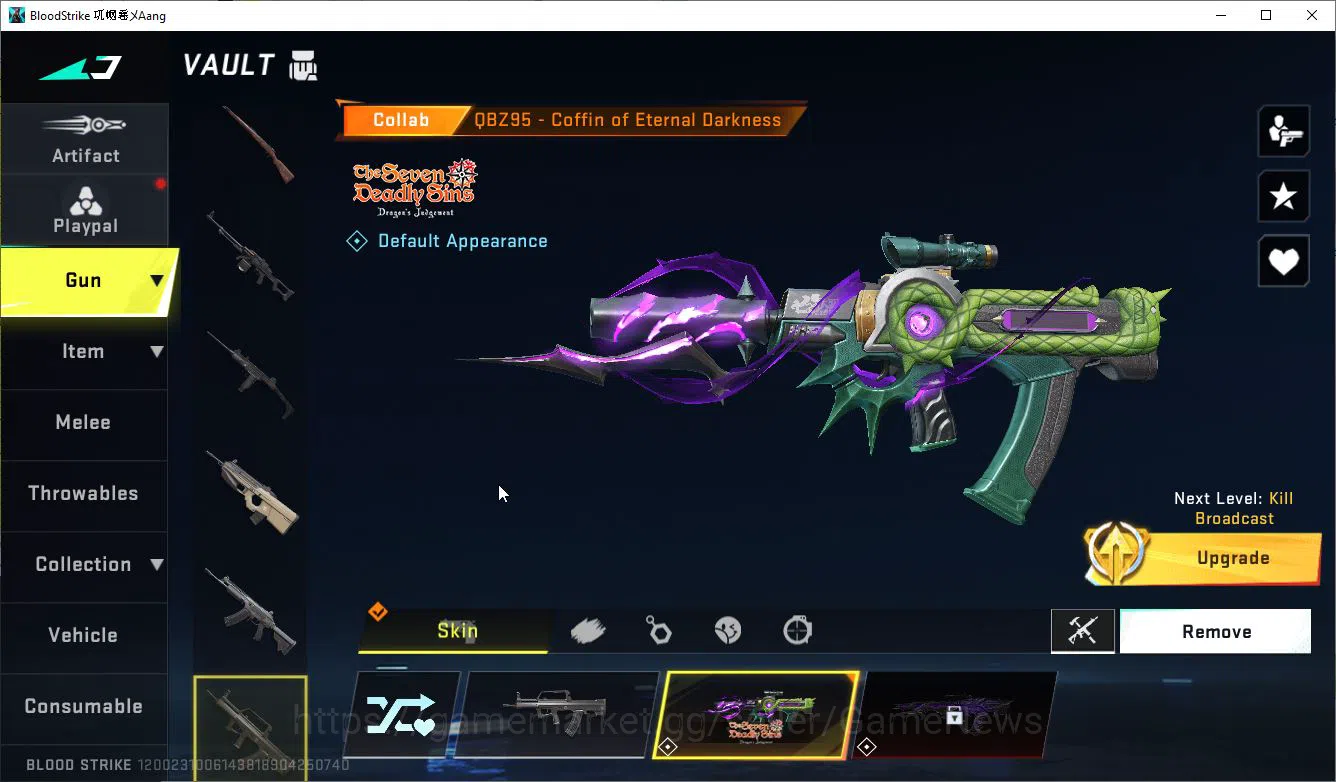 Blood Strike Accounts ASIA|3 ETERNAL(M4A1 Lv3,KAG6 Lv3, M700 Lv4)+Collab image 13