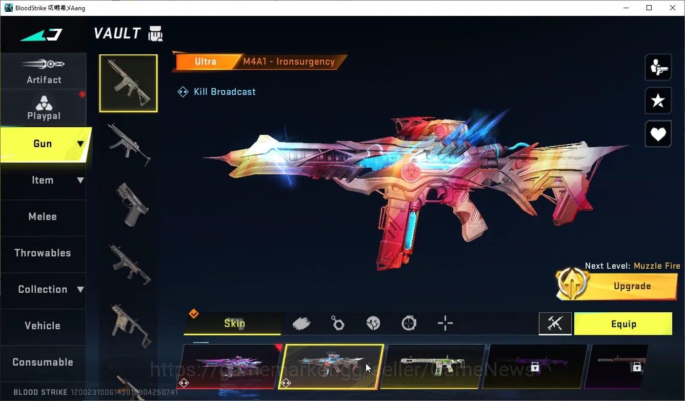 Blood Strike Accounts ASIA|3 ETERNAL(M4A1 Lv3,KAG6 Lv3, M700 Lv4)+Collab image 14