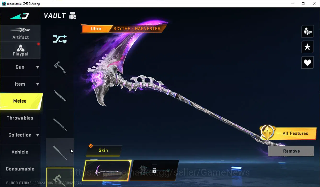 Blood Strike Accounts ASIA|3 ETERNAL(M4A1 Lv3,KAG6 Lv3, M700 Lv4)+Collab image 19