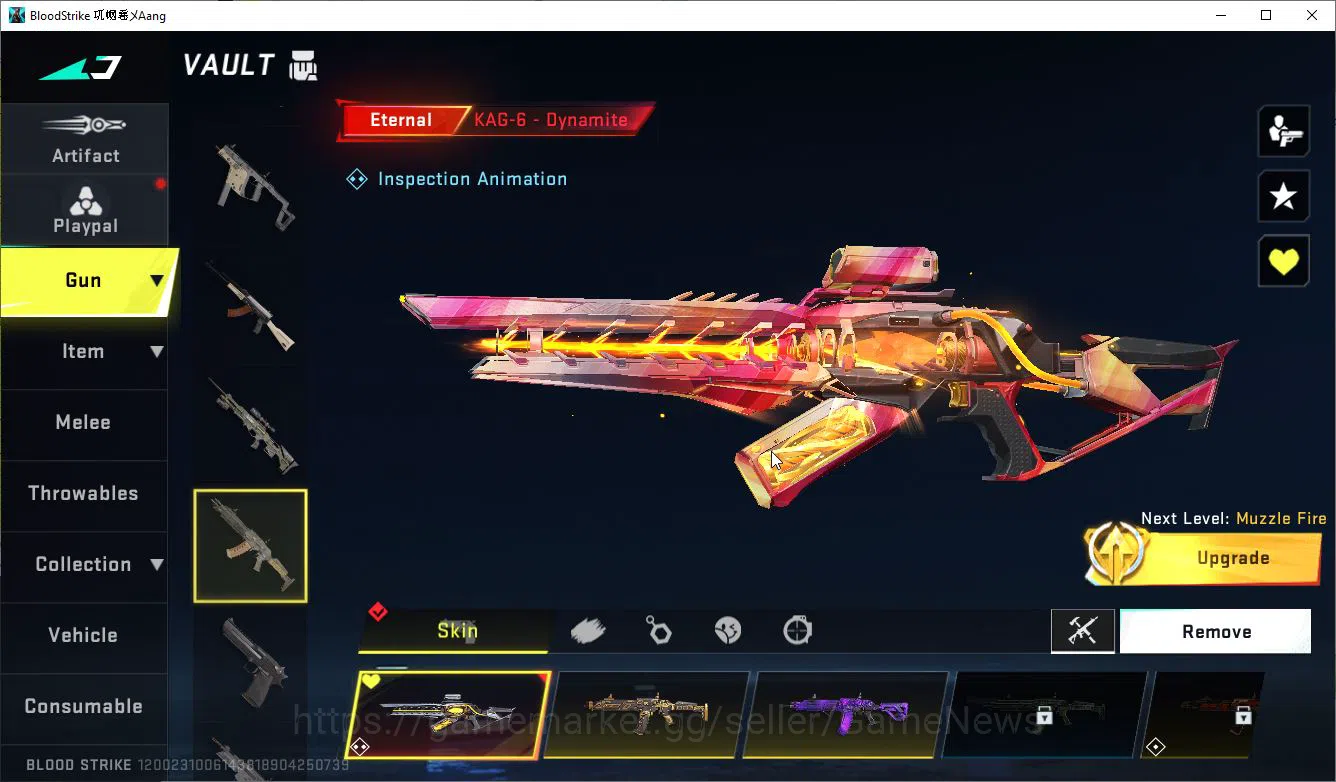 Blood Strike Accounts ASIA|3 ETERNAL(M4A1 Lv3,KAG6 Lv3, M700 Lv4)+Collab image 9
