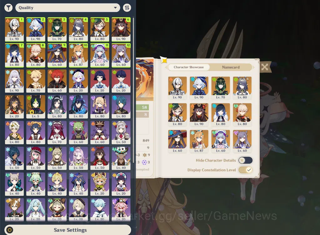 Genshin Impact Accounts ASIA|AR58|PremTeam Skrik|10Limited+6(*5WP)|Furina, image 2